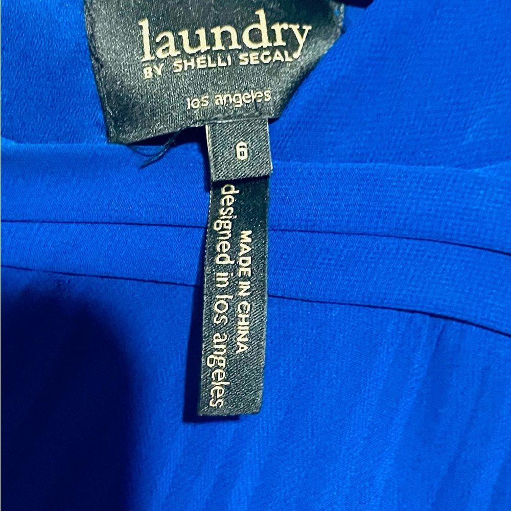 Laundry By Shelli Segal Royal Blue Maxi Dress - Picture 8 of 8